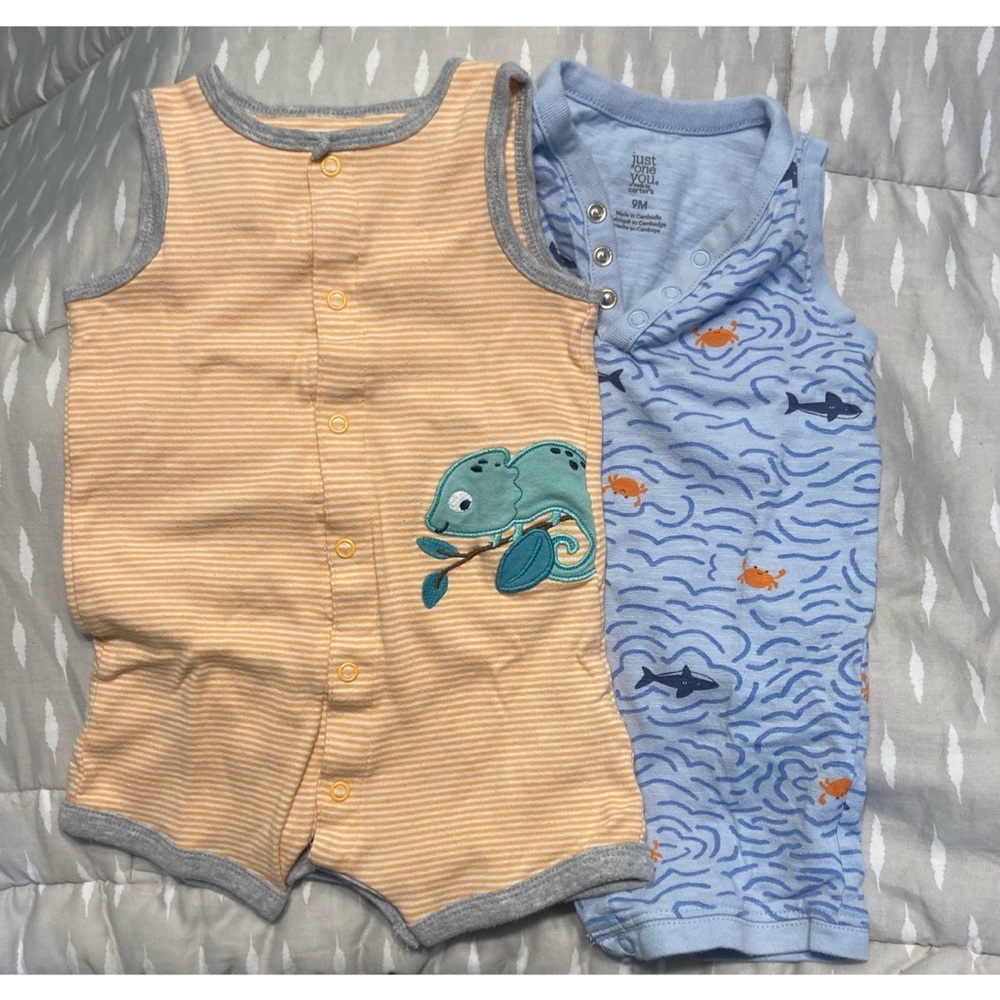 Bundle Deal- 2 Rompers Size 9 months